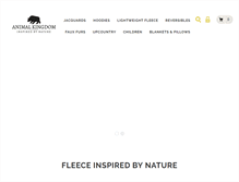 Tablet Screenshot of animalkingdomfleece.com